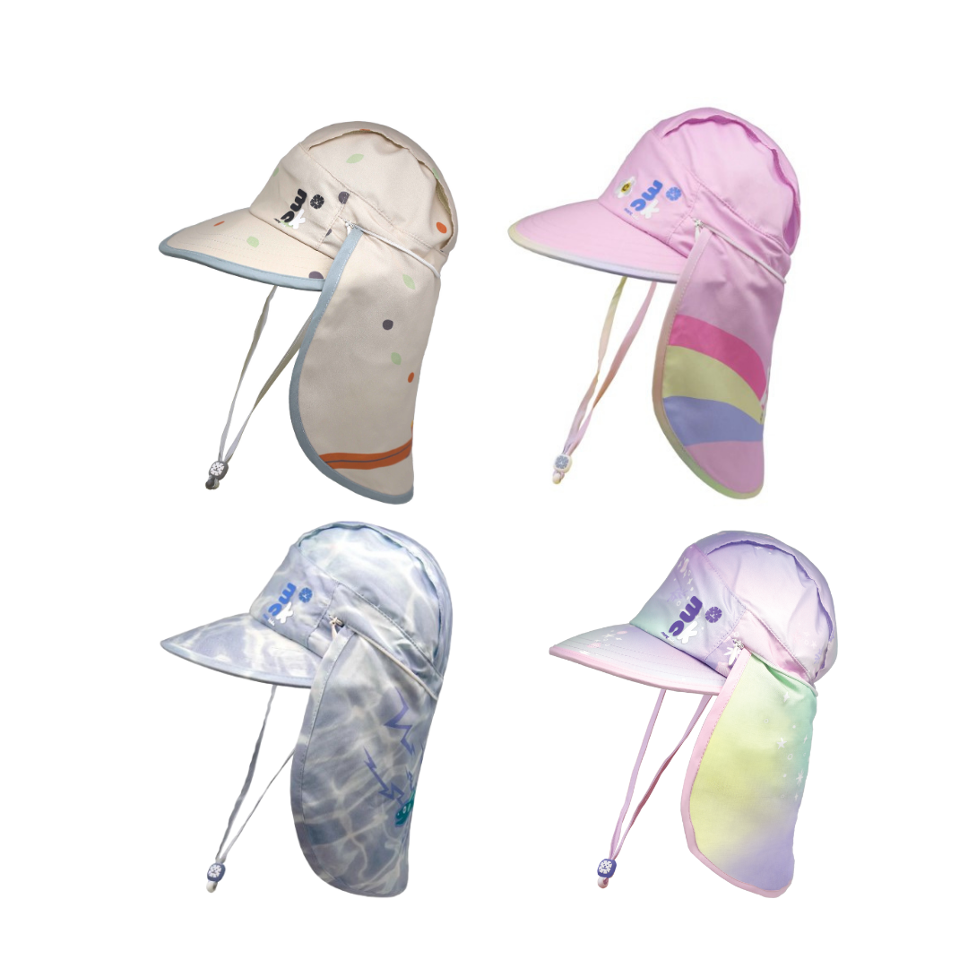 UV Protection Foldable Neck Flap Hat