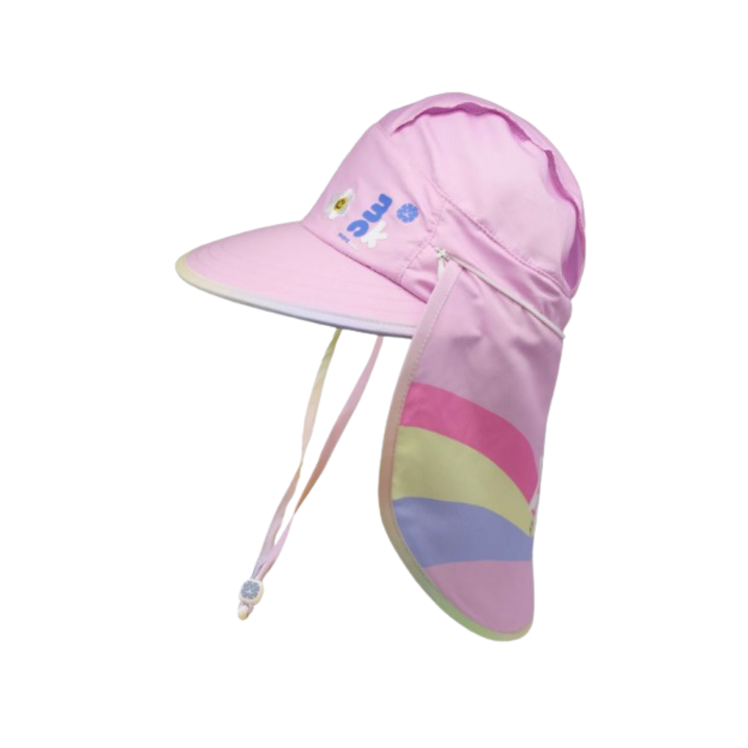 UV Protection Foldable Neck Flap Hat