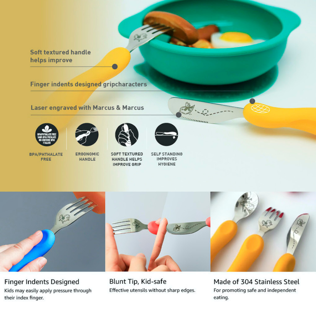Easy Grip Cutlery Set