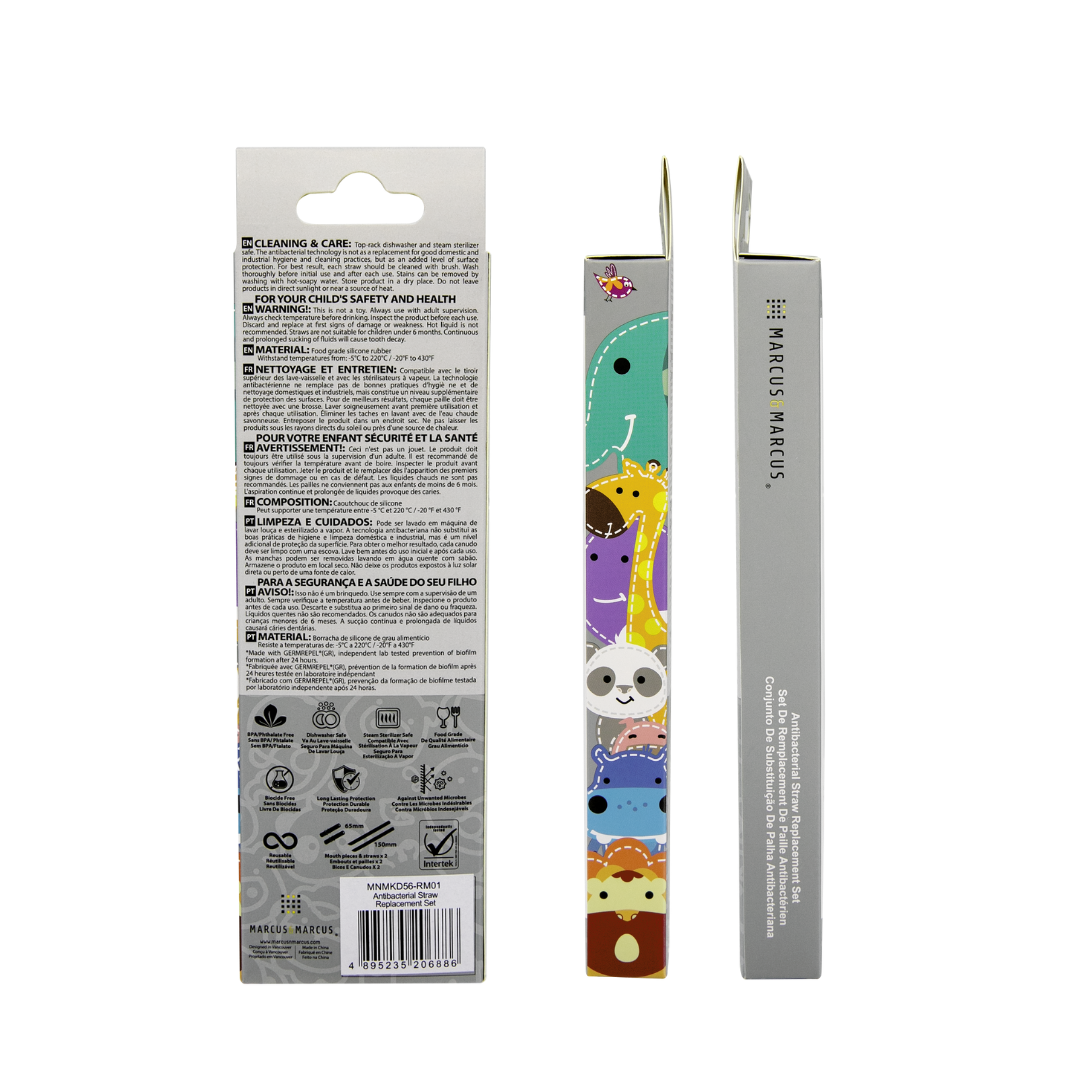 GERMREPEL Tritan Straw Bottle Replacement Straw Set