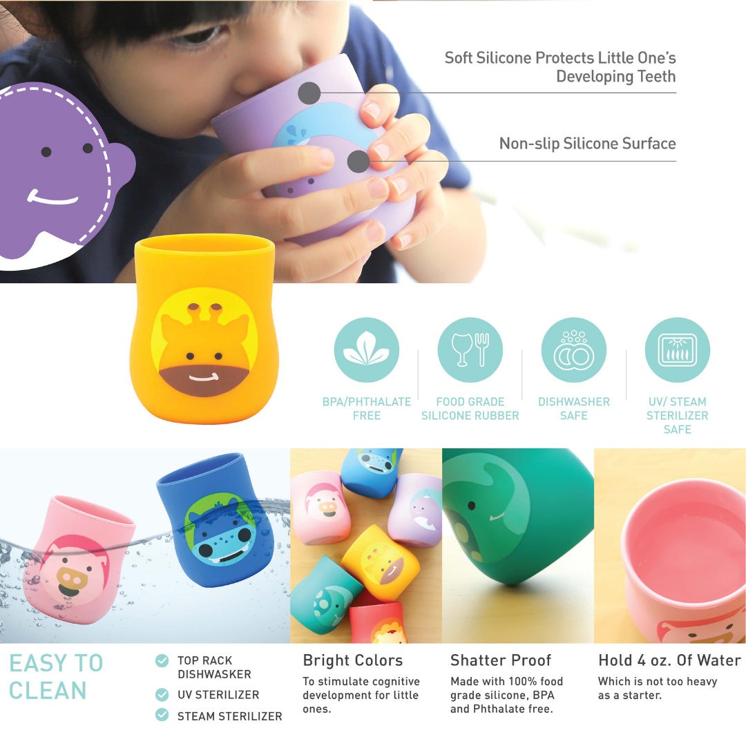 Silicone Baby Training Cup (4oz)