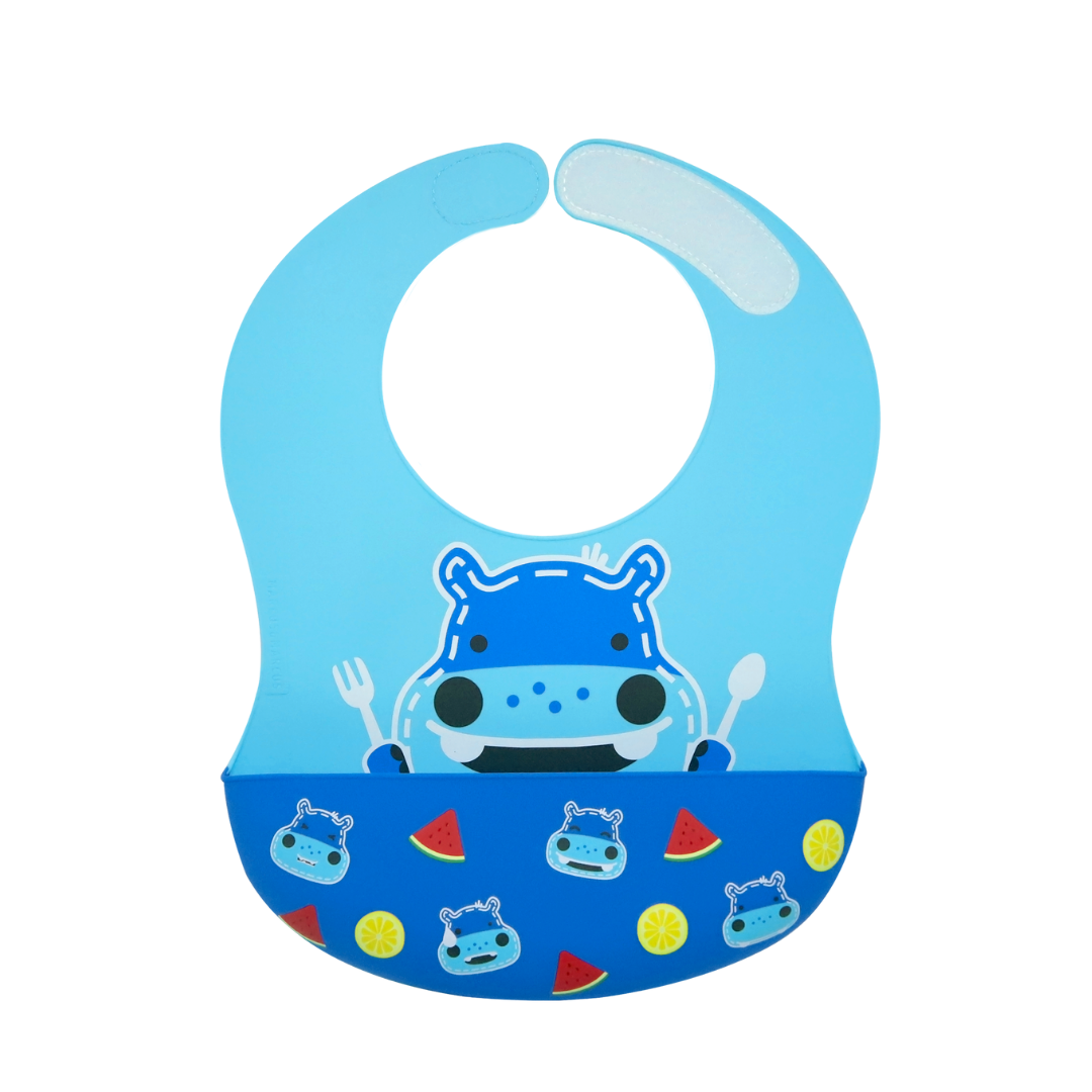 Wide Coverage Silicone Bib