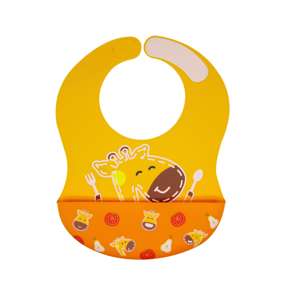 Wide Coverage Silicone Bib