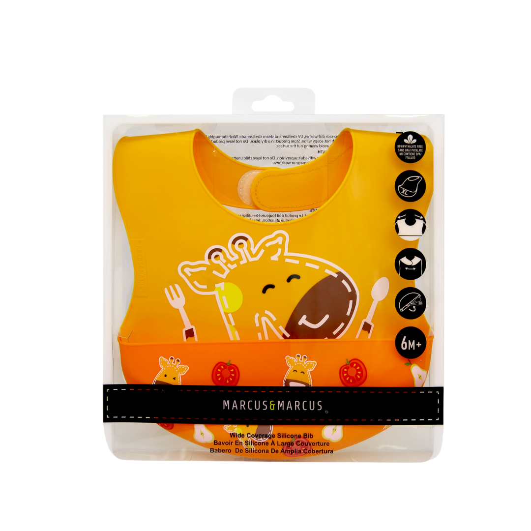 Wide Coverage Silicone Bib