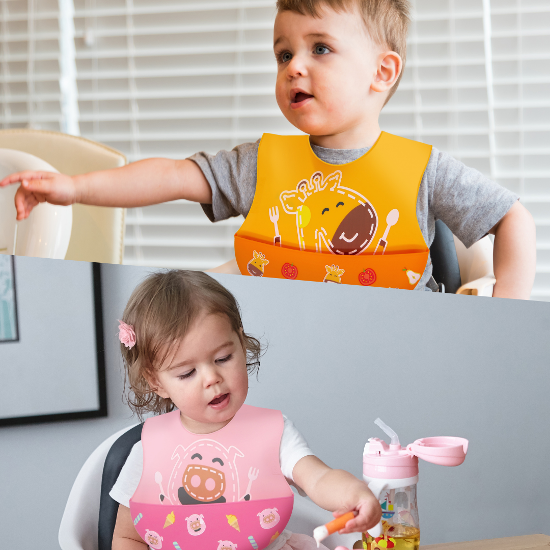 Wide Coverage Silicone Bib