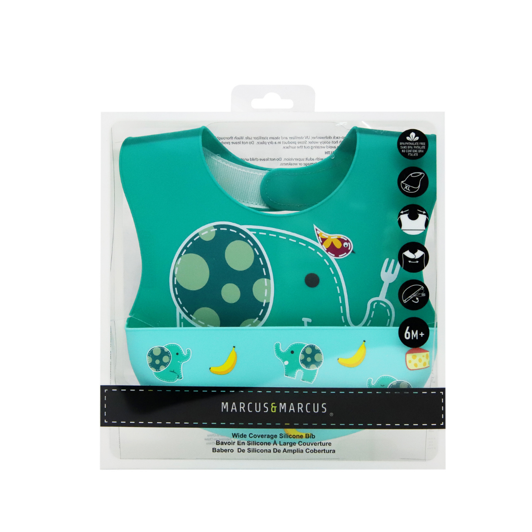 Wide Coverage Silicone Bib