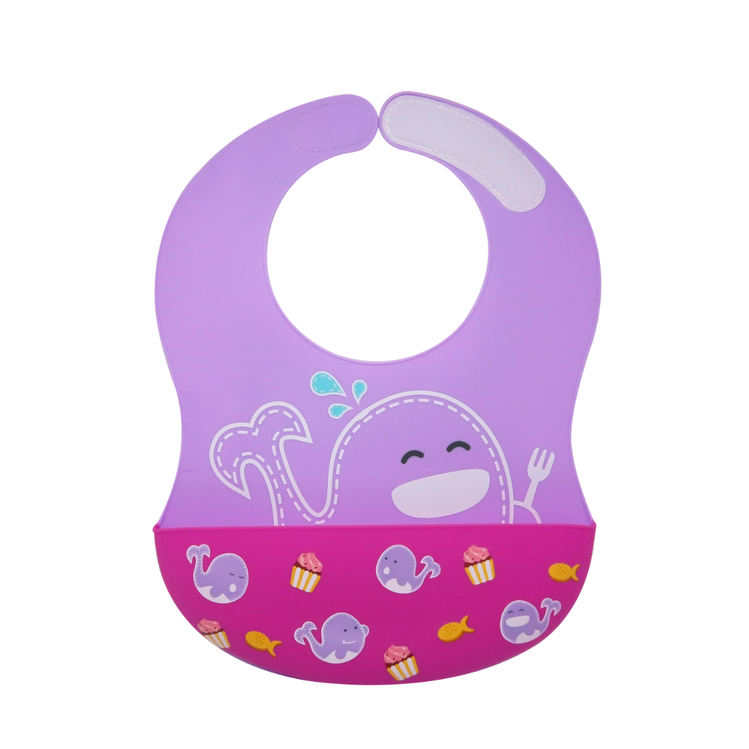 Wide Coverage Silicone Bib