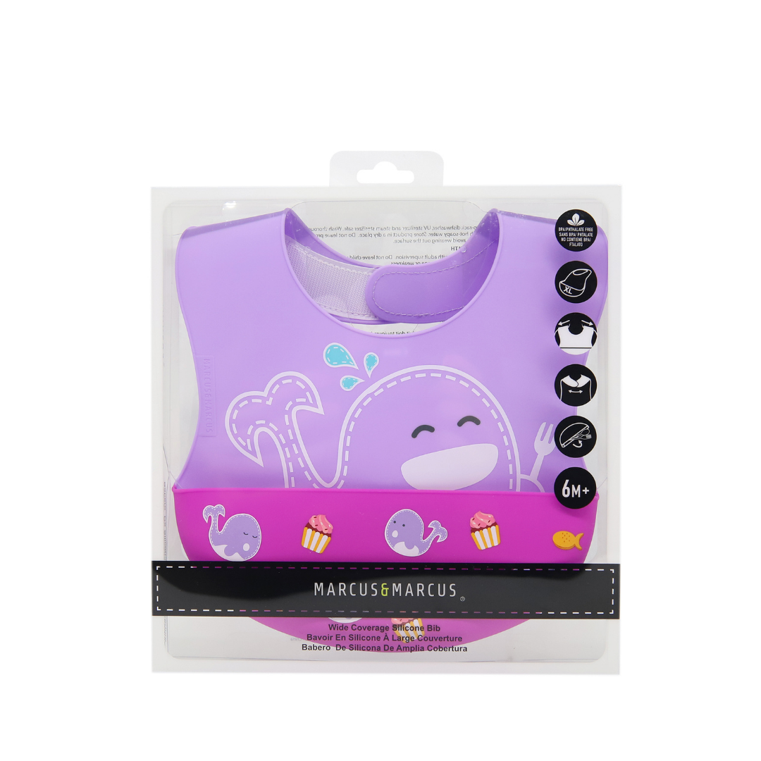 Wide Coverage Silicone Bib