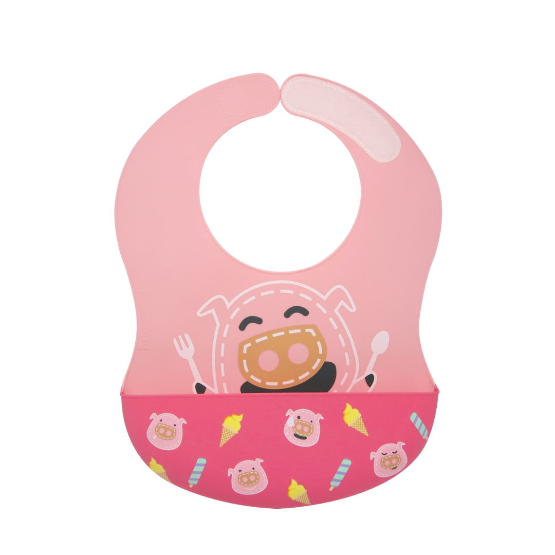 Wide Coverage Silicone Bib