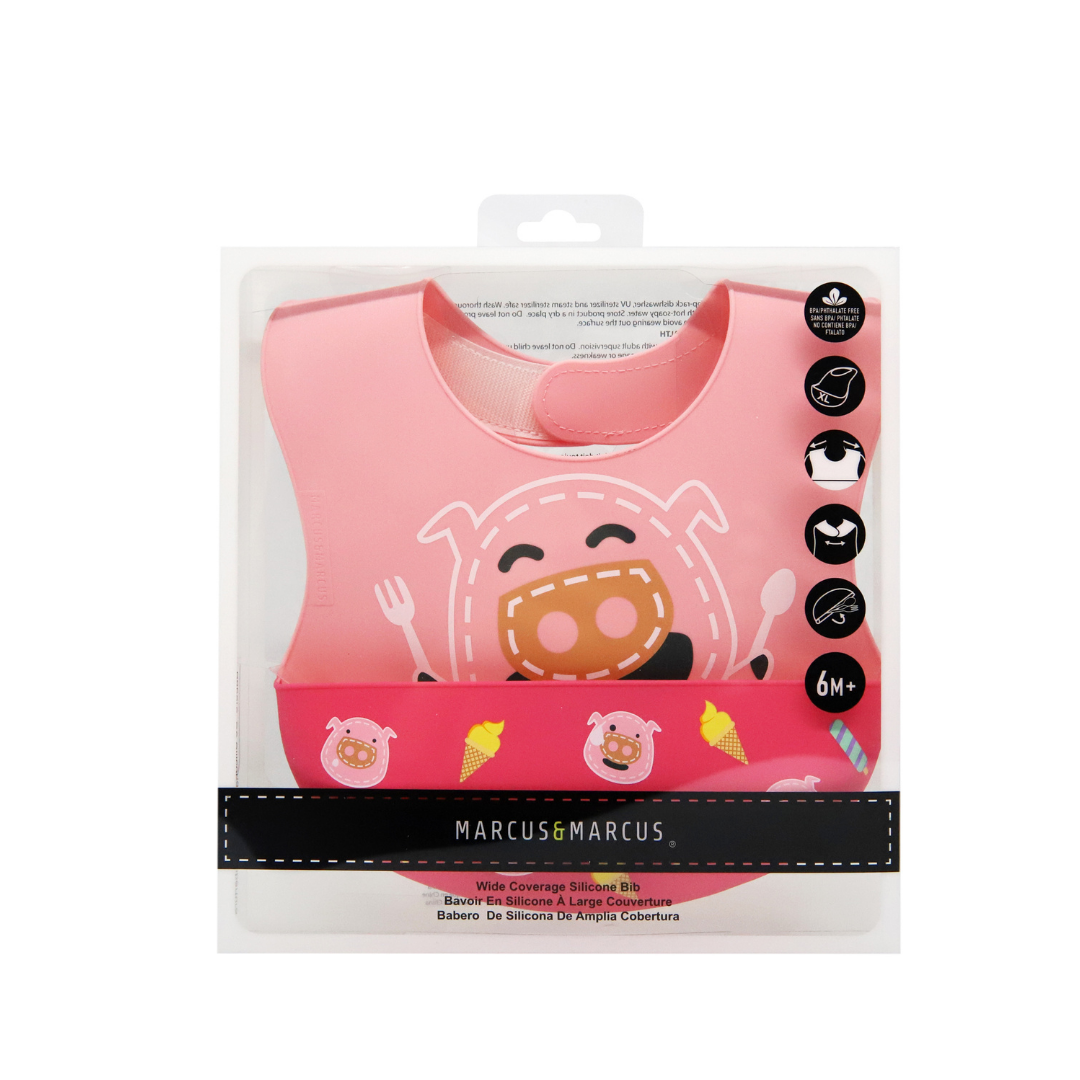 Wide Coverage Silicone Bib