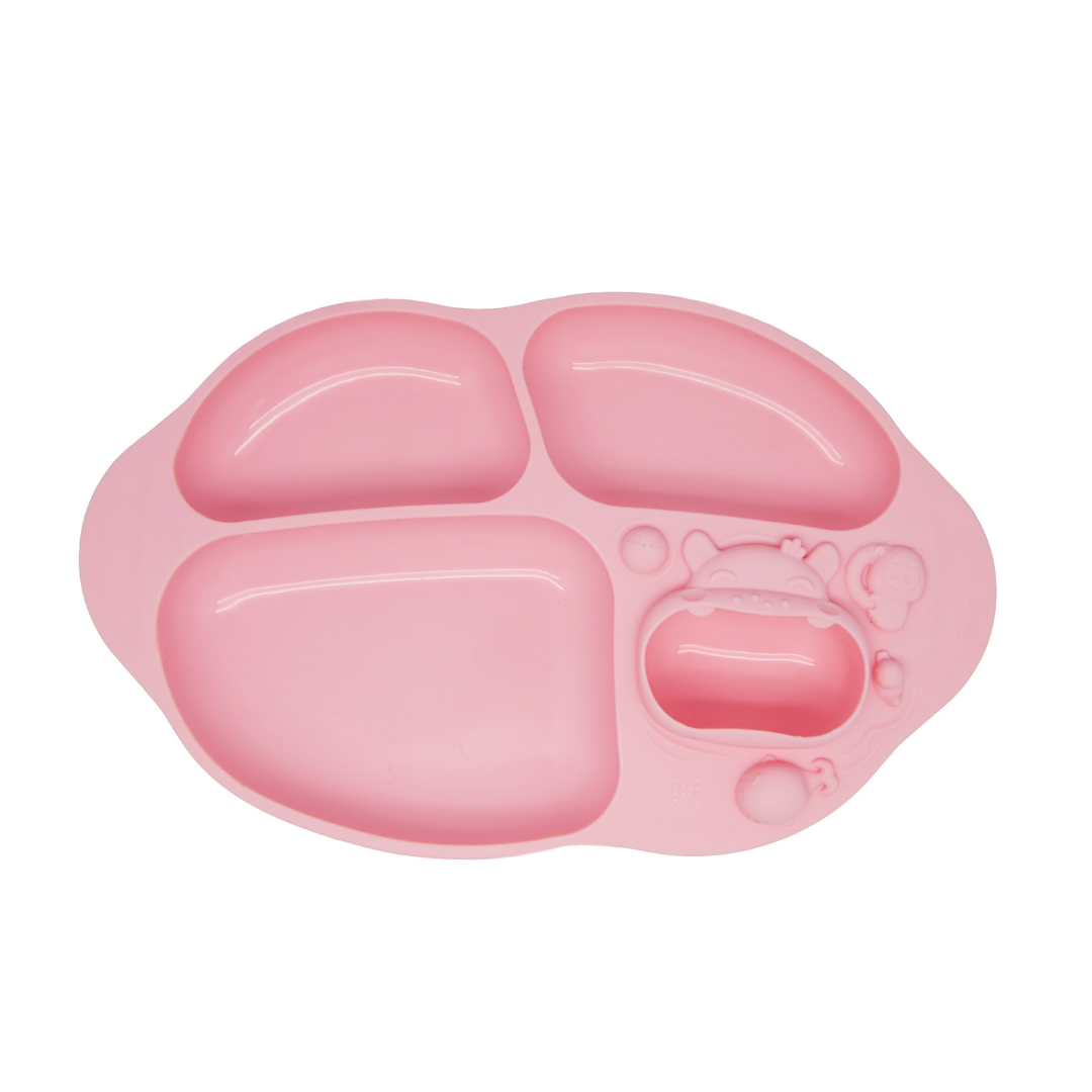 Yummy Dips Suction Divided Plate