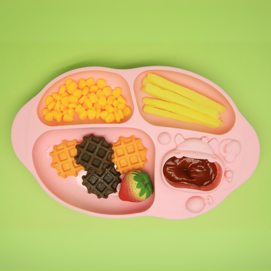 Yummy Dips Suction Divided Plate